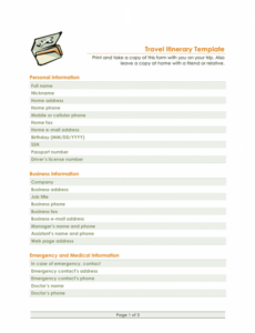 travel itinerary template  download free documents for pdf word and excel reception itinerary template pdf