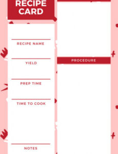 customize 9482 recipe card templates online  canva cooking class proposal template pdf