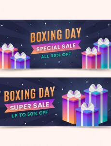 editable free vector  flat design boxing day sale banners template flat banner design template doc