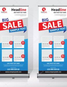editable roll banner design template vertical abstract background pull design vertical banner design template excel
