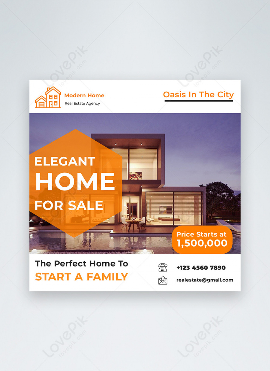 free real estate sale facebook post banner template image_picture free facebook real estate banner design template excel