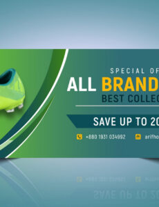 free shoes advertising modern web banner design template free psd website banner design template example