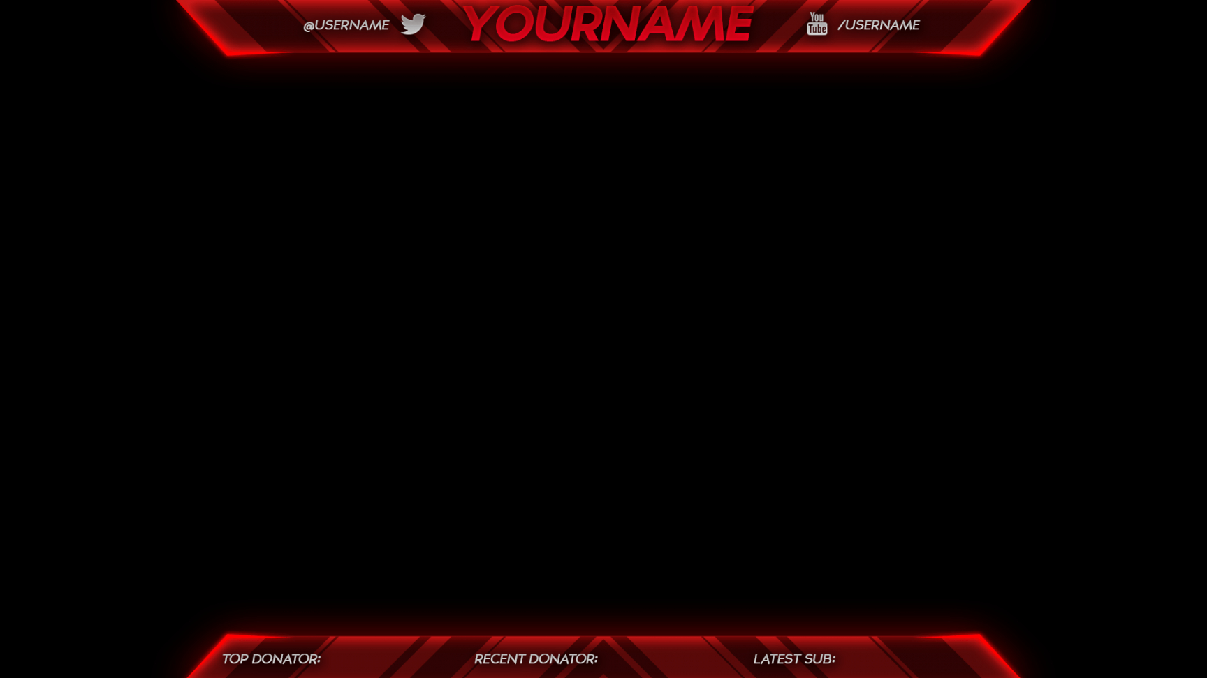 free sick twitch overlay template abstract  free download  zonic design youtube background banner electronic design template example