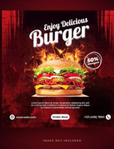 premium psd  food menu and restaurant burger social media banner template menu banner design template pdf