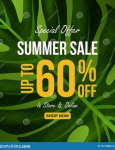 printable summer sale banner template promo design template for your seasonal promotion banner design template