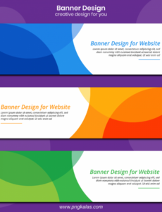 sample banner design for website  free vector banner template website banner design template pdf