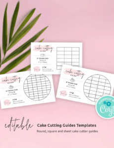 sample cake care cards templates  editable cake care guides  printable banner and brochure design price quote template excel