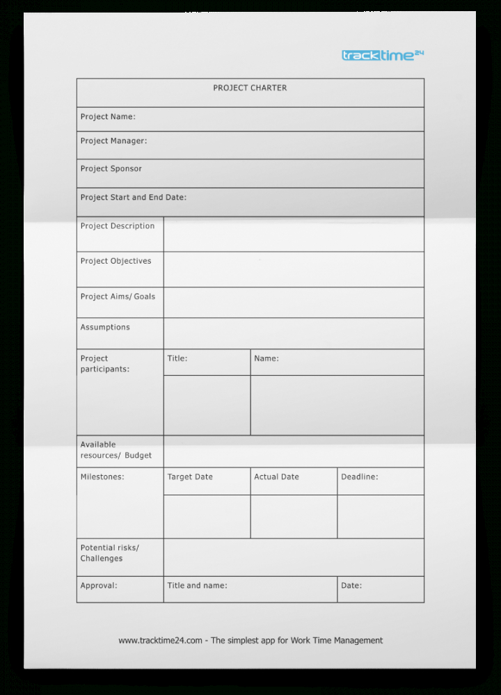 free get perfect projects with this free project charter template tracktime24 charter project management template word