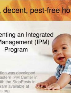 free ppt  implementing an integrated pest management ipm program integrated pest management plan template doc