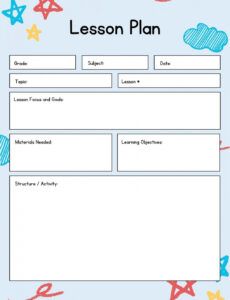 printable lesson plan templates you can customize for free  canva virtual classroom management plan template excel