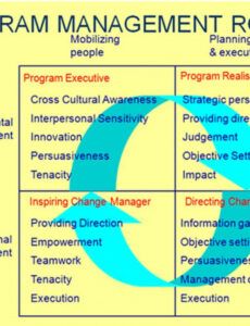 program management roles  ldtoolbox change management roles and responsibilities template