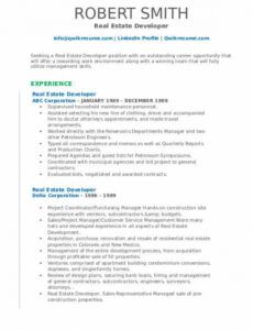 real estate developer resume samples  qwikresume real estate project management template pdf