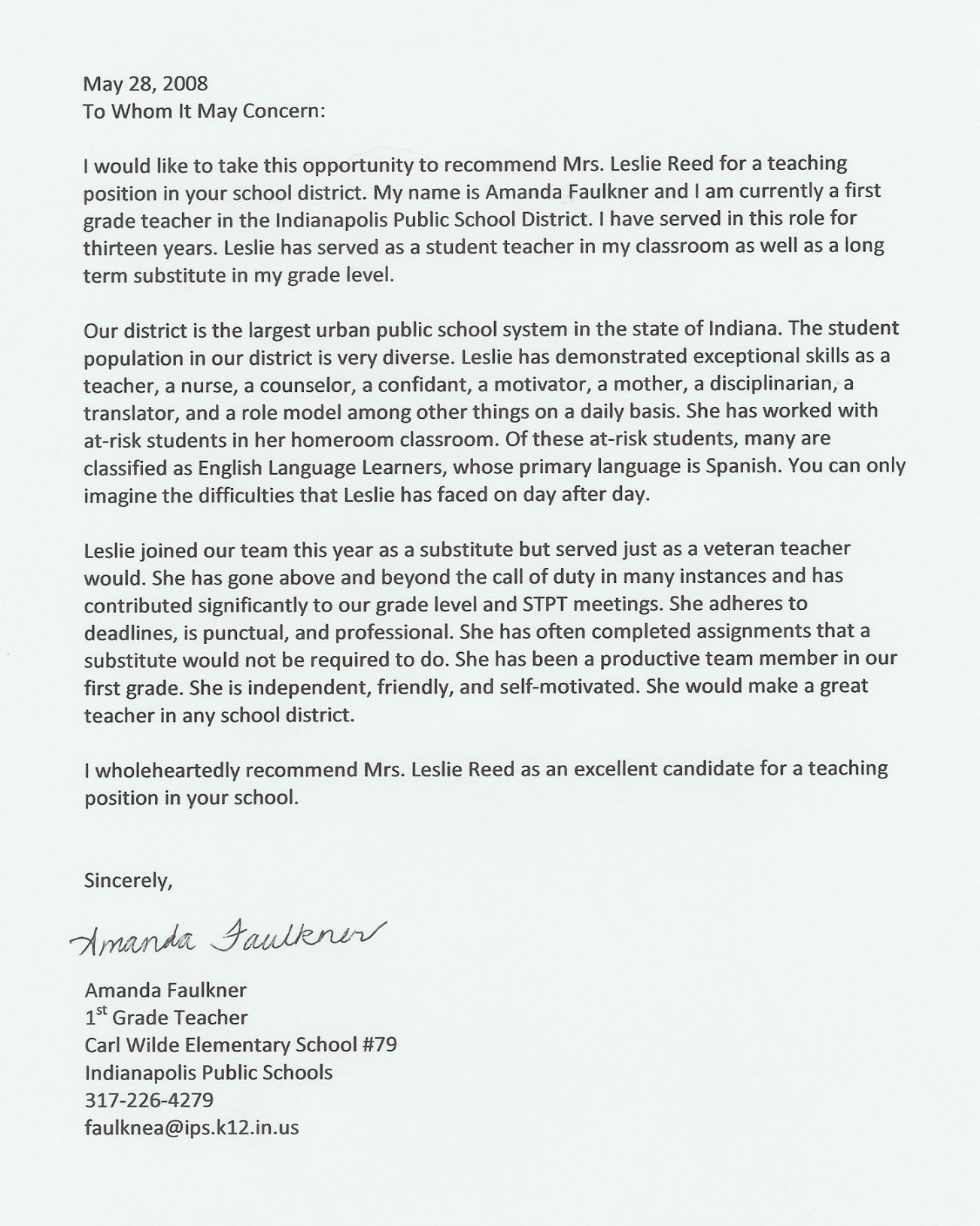 recommendation letter for 1st grade student • invitation template ideas under new management letter template doc