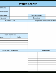 sample 10 steps to create a project plan  project management throughout charter project management template excel