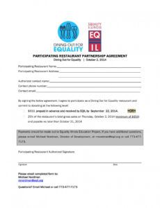 sample free 7 restaurant agreement forms in pdf restaurant management agreement template word