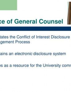 sample ppt  conflict of interest policy &amp;amp; disclosure process powerpoint conflict of interest management plan template doc