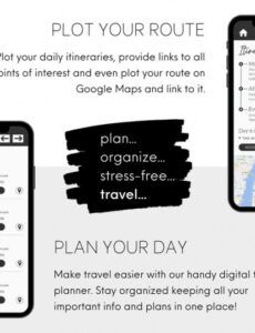 editable new york itinerary mobile travel itinerary vacation planner  etsy new york trip itinerary template example