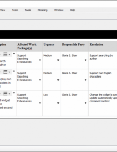 how to develop issues log execution &amp;amp; control phase  visual paradigm change log template project management word