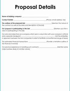 bid proposal 15 free templates and examples commercial electrical bid proposal template example