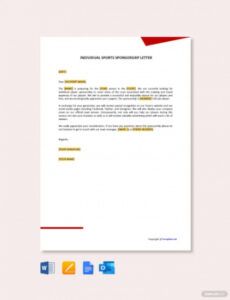 editable free 28 sponsorship letter templates in ms word  pdf individual athlete sponsorship proposal template excel