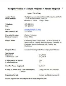 free cost proposal template  18 free word pdf format download 4 day work week proposal template