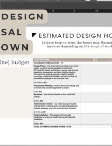interior design proposal breakdown  design fees timeline budget  youtube interior design fee proposal template
