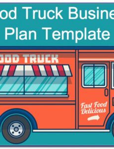 mobile food truck business plan samples food truck business proposal template pdf