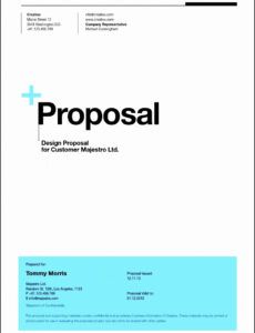 printable sample business proposal template  creative template ideas business process change proposal template