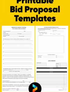 sample 10 best free printable bid proposal templates pdf for free at printablee commercial cleaning bid proposal template pdf