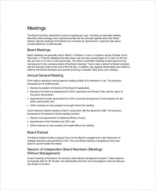sample 12 board of directors meeting agenda templates  free sample example format download board of directors proposal template