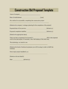 editable 31 construction proposal template &amp;amp; construction bid forms contractor request for proposal template example