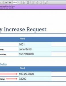 editable 8 salary increase templates  excel pdf formats proposal for pay increase template example