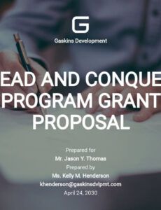 editable free grant proposal in microsoft word doc  template non profit grant proposal template doc