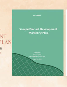 editable product development templates in word  free download  template new product development proposal template example