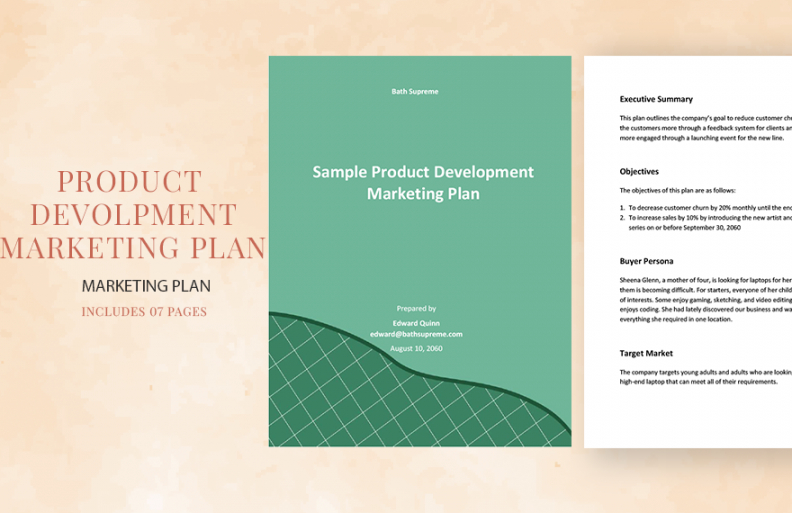 editable product development templates in word  free download  template new product development proposal template example