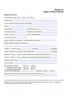 editable scope of work proposal template scope of work proposal template pdf