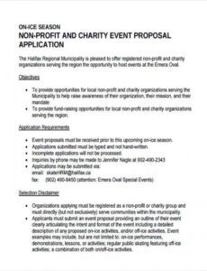 free non profit proposal template  tutore  master of documents non profit grant proposal template word