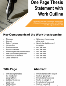 free one page thesis book proposal statement presentation  vrogueco one page book proposal template