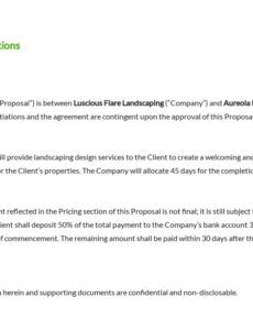 free printable landscaping proposal template landscaping request for proposal template example