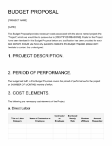 free template sample budget proposal  budget proposal project name date fire department budget proposal template word