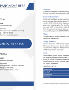 printable 40 ms word proposal templates for individuals &amp;amp; businesses business proposal formal proposal template example