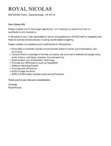 printable budget cover letter  velvet jobs budget proposal budget letter template example