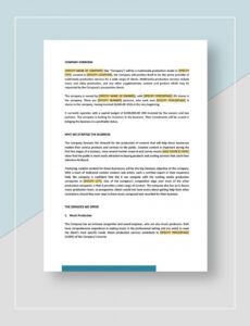 printable business investment plan template in pages word google docs  download  template business proposal to investors template doc