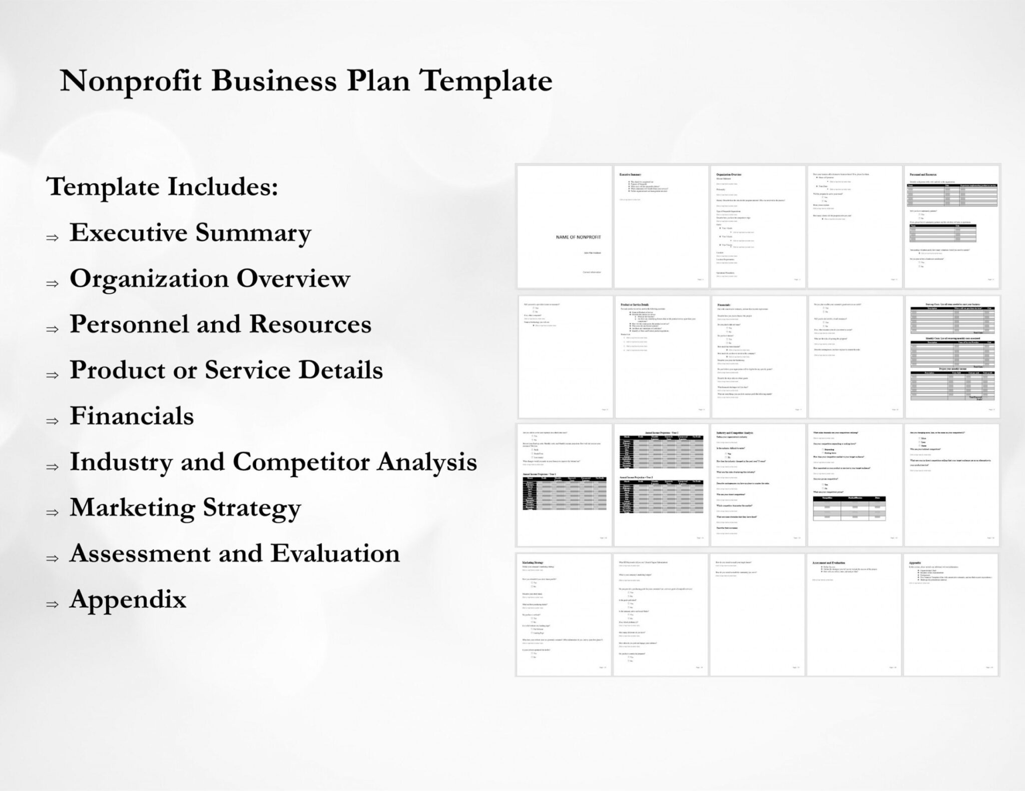 Non Profit Organization Proposal Template