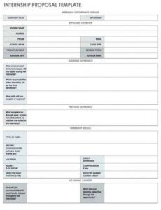 printable free job proposal templates smartsheet creating a new job position proposal template new job position proposal template