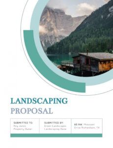 printable landscaping rfp template landscaping request for proposal template example