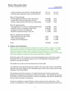 printable project management proposal template in word and pdf formats  page 6 of 7 construction project management proposal template example