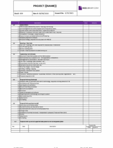 printable rfp checklist template forward pricing rate proposal template excel