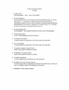 project proposal outline template download printable pdf  templateroller one page idea proposal template excel