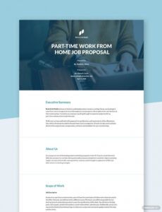 project work proposal template  google docs word apple pages  template professional work from home proposal template excel